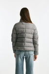 Piumino corto grigio chiaro donna Herno - 8
