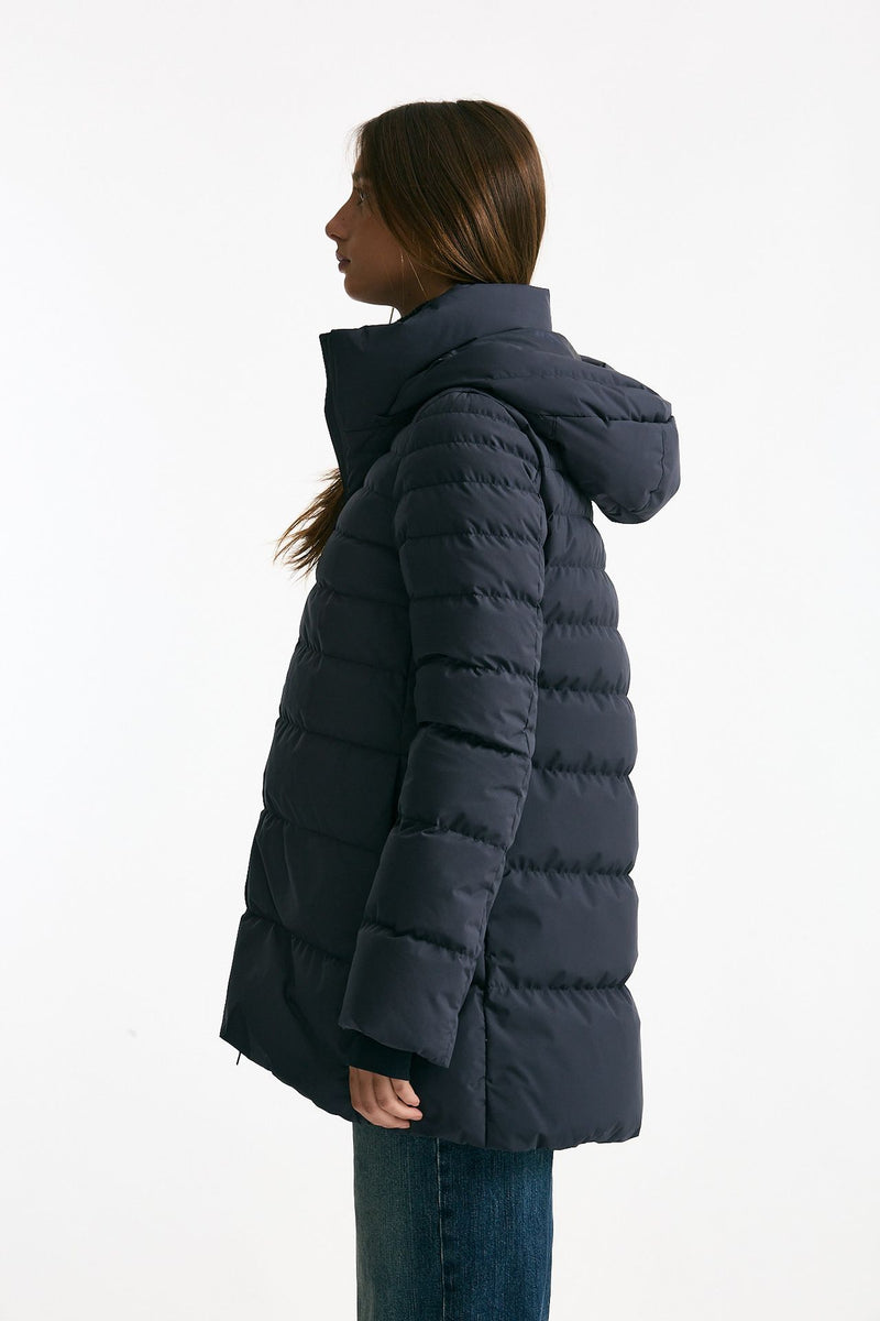 Piumino midi imbottito blu donna Herno - 1