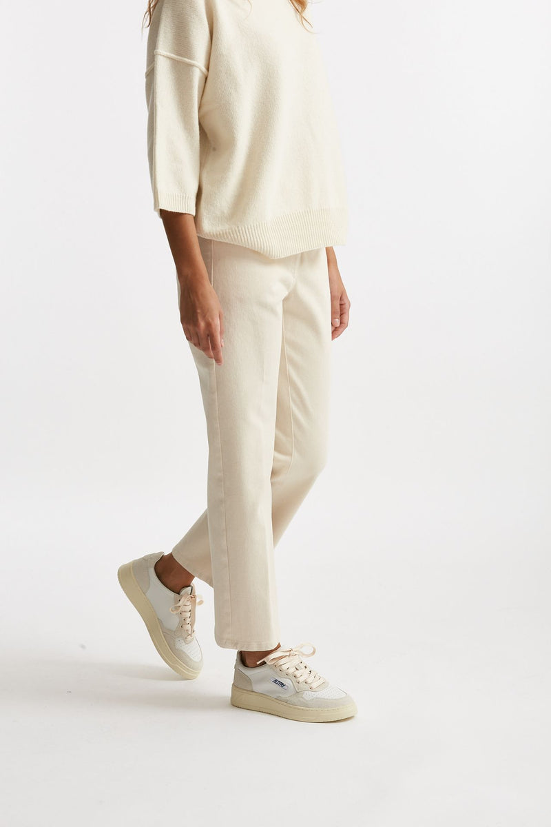 Jeans regular MAYA panna donna Incotex - 1