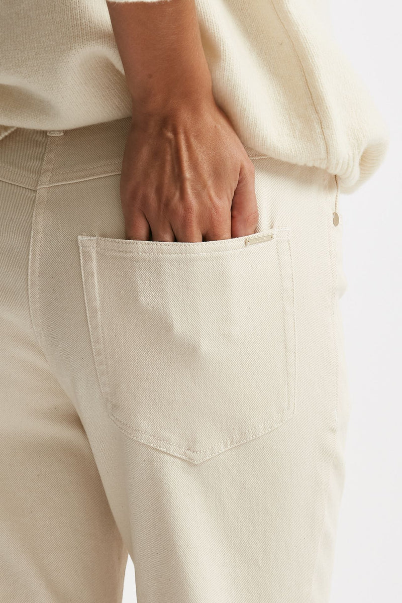 Jeans regular MAYA panna donna Incotex - 6