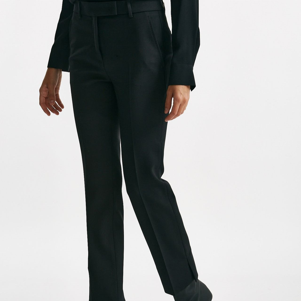 Pantalone slim KIMAMA nero donna Incotex - 7