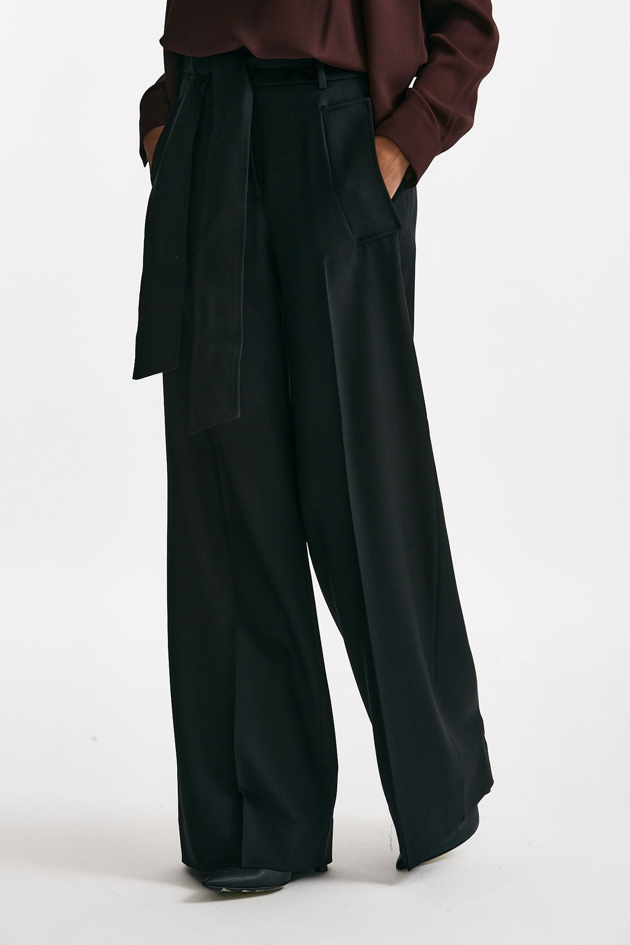 Pantalone palazzo DAYSI nero donna Incotex - 1