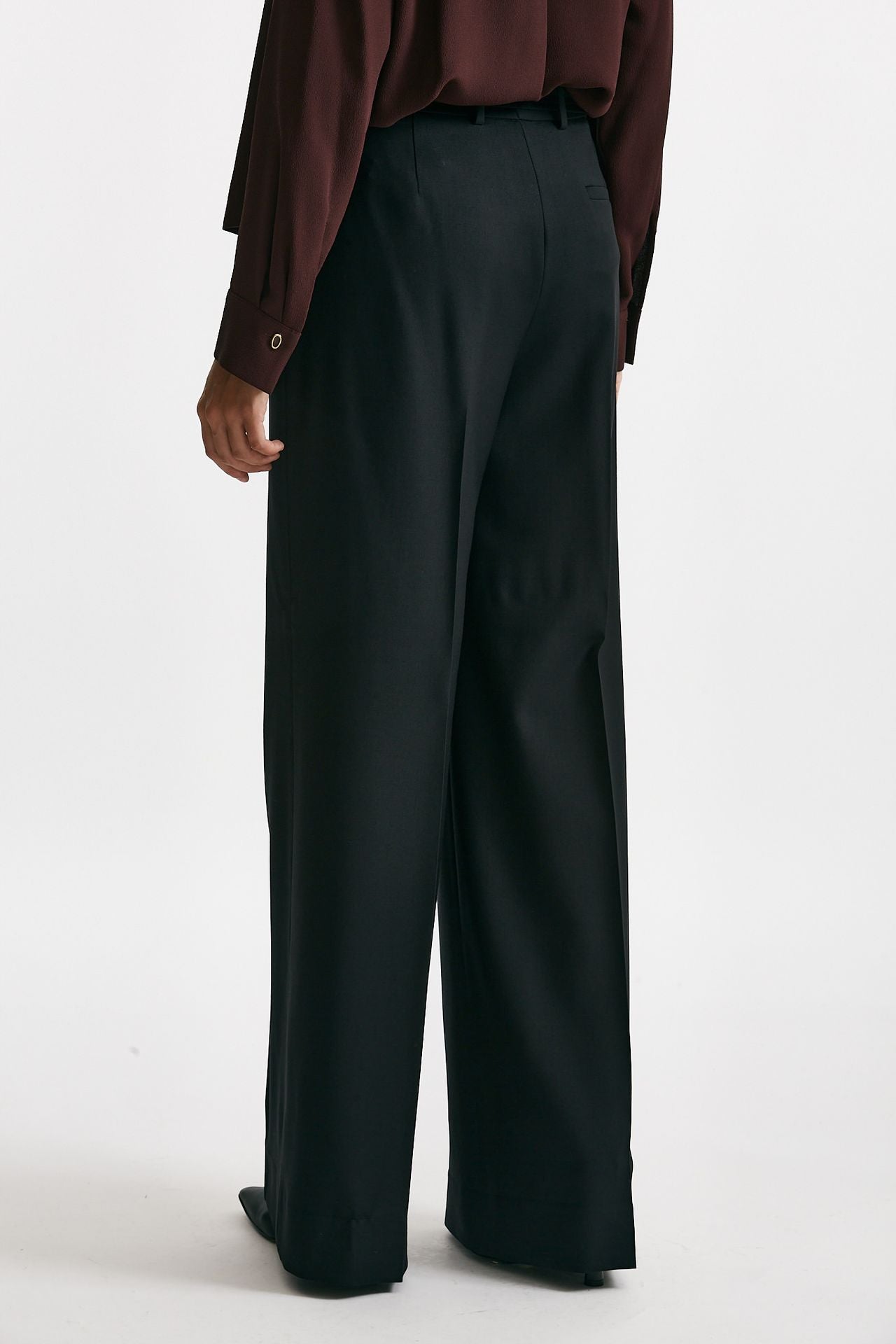 Pantalone palazzo DAYSI nero donna Incotex - 3