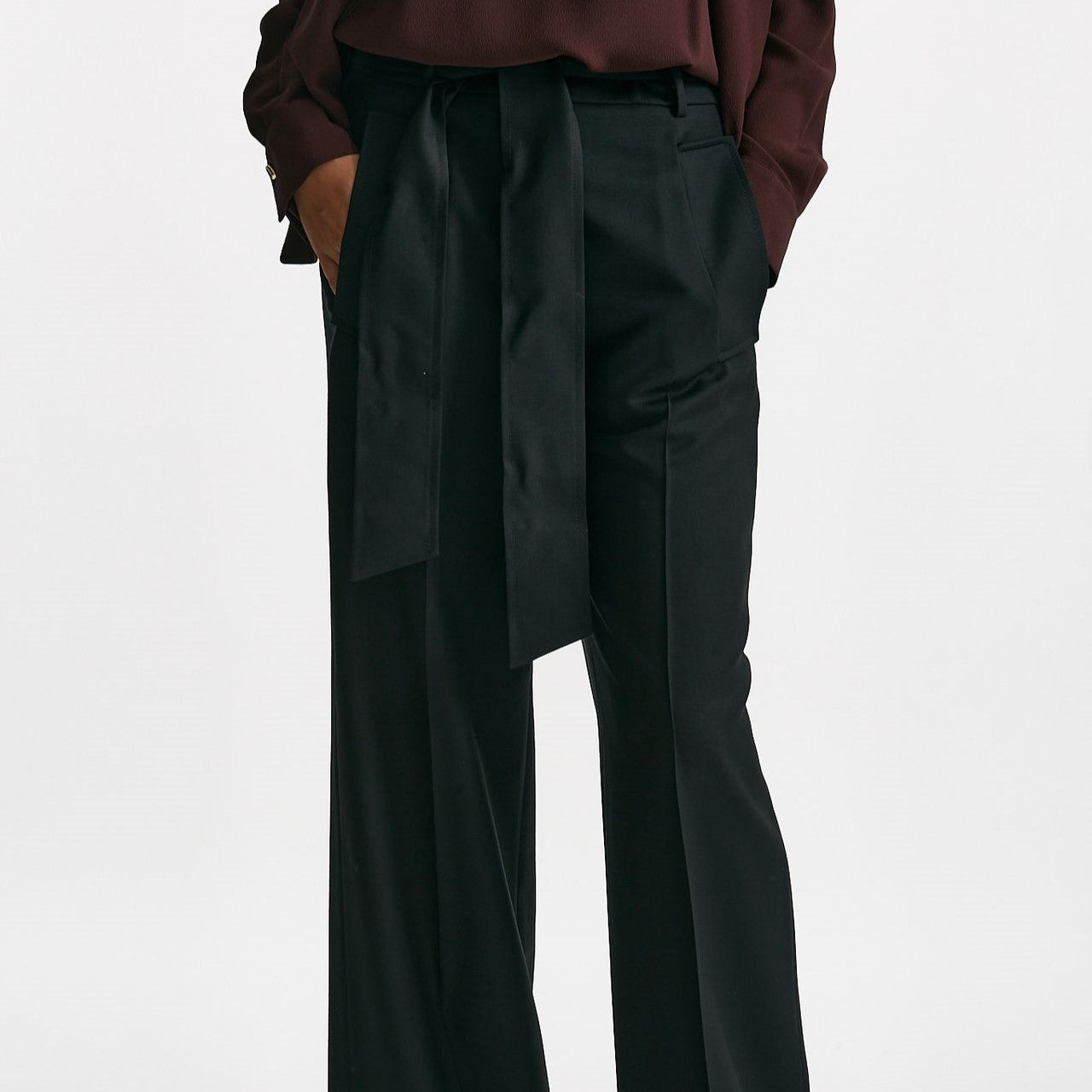 Pantalone palazzo DAYSI nero donna Incotex - 6