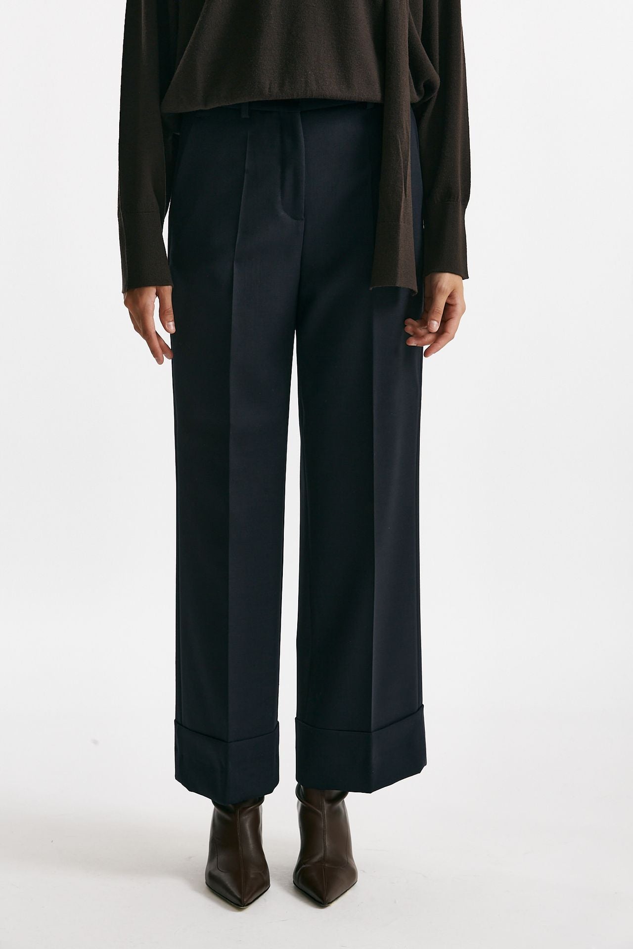 Pantalone ampio ARLYS blu donna Incotex - 2