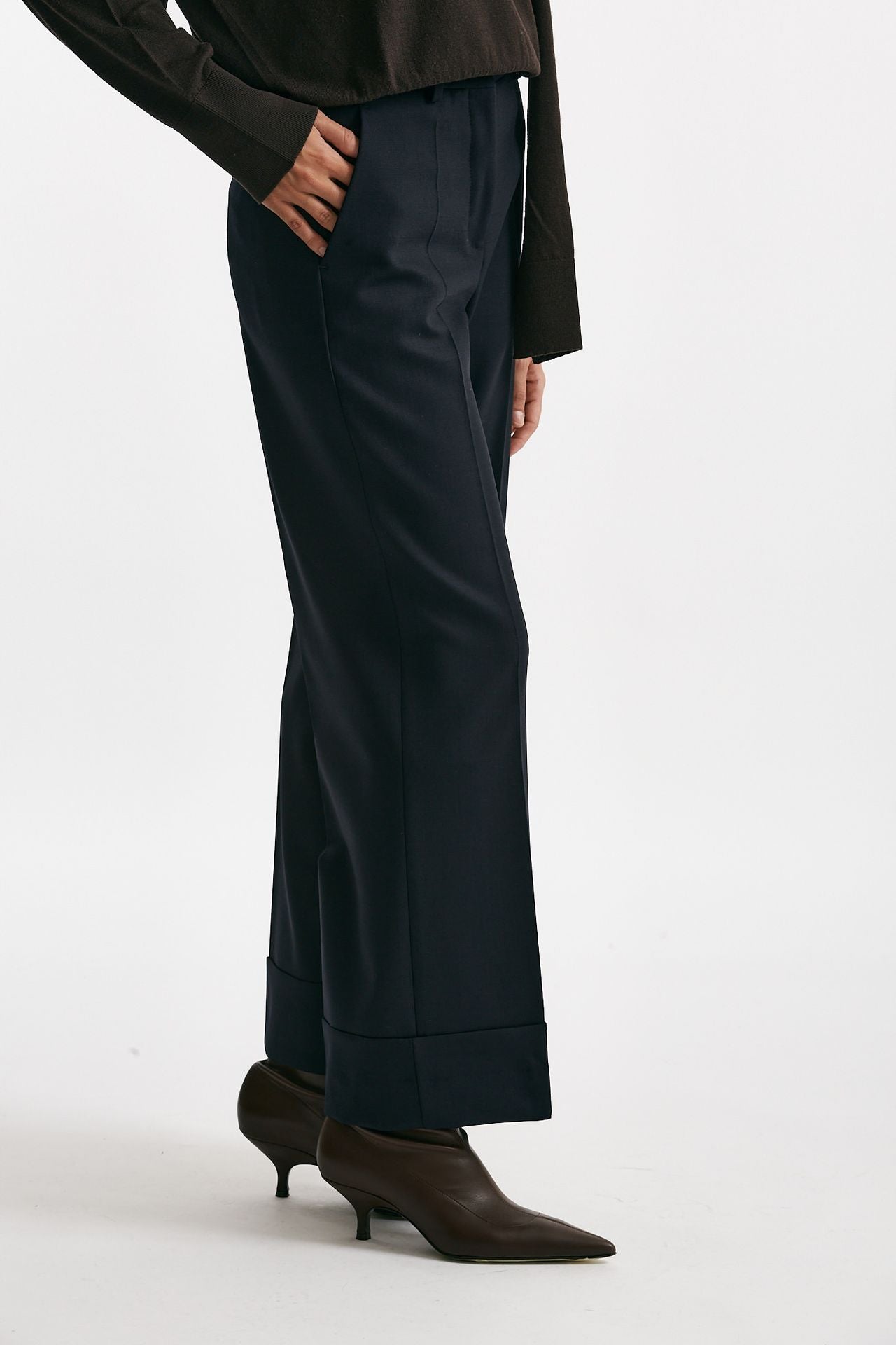 Pantalone ampio ARLYS blu donna Incotex - 1