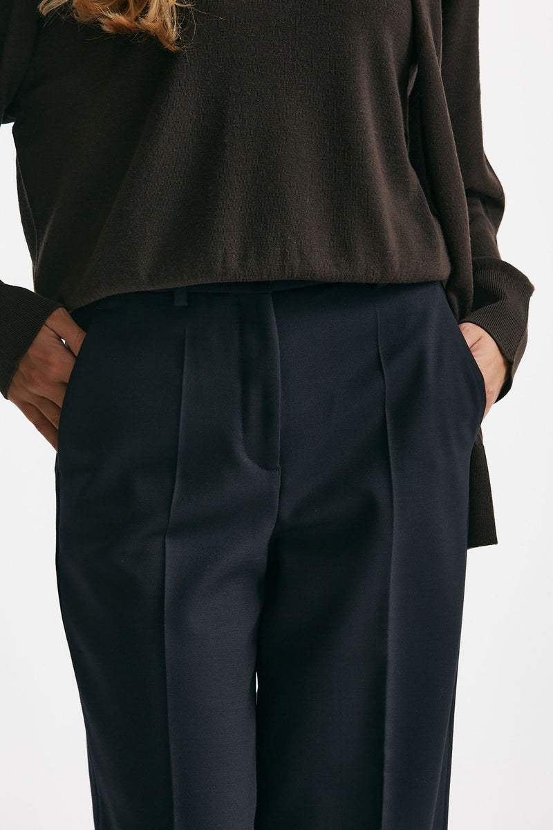 Pantalone ampio ARLYS blu donna Incotex - 4