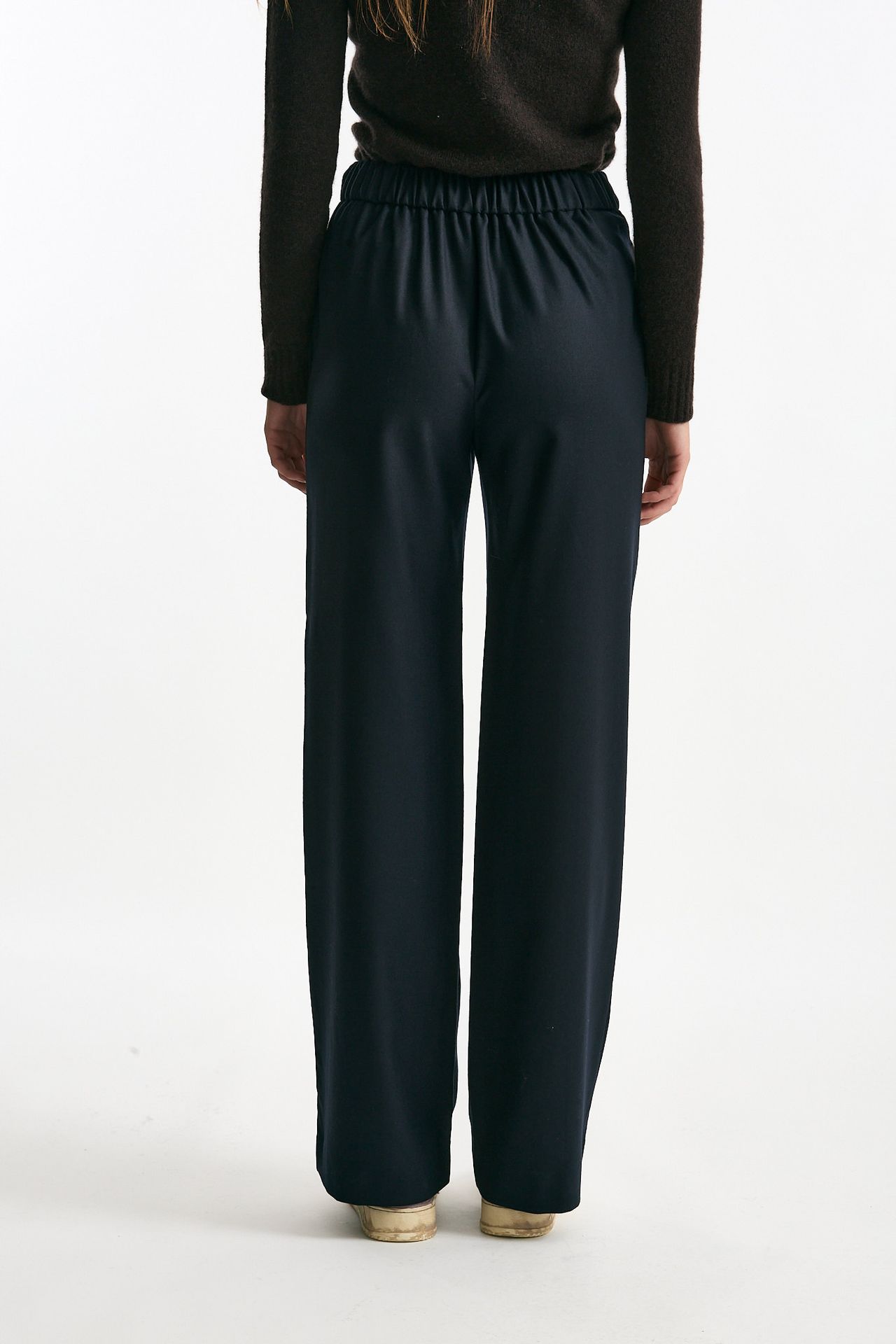 Pantalone ampio IVY blu donna Incotex - 4