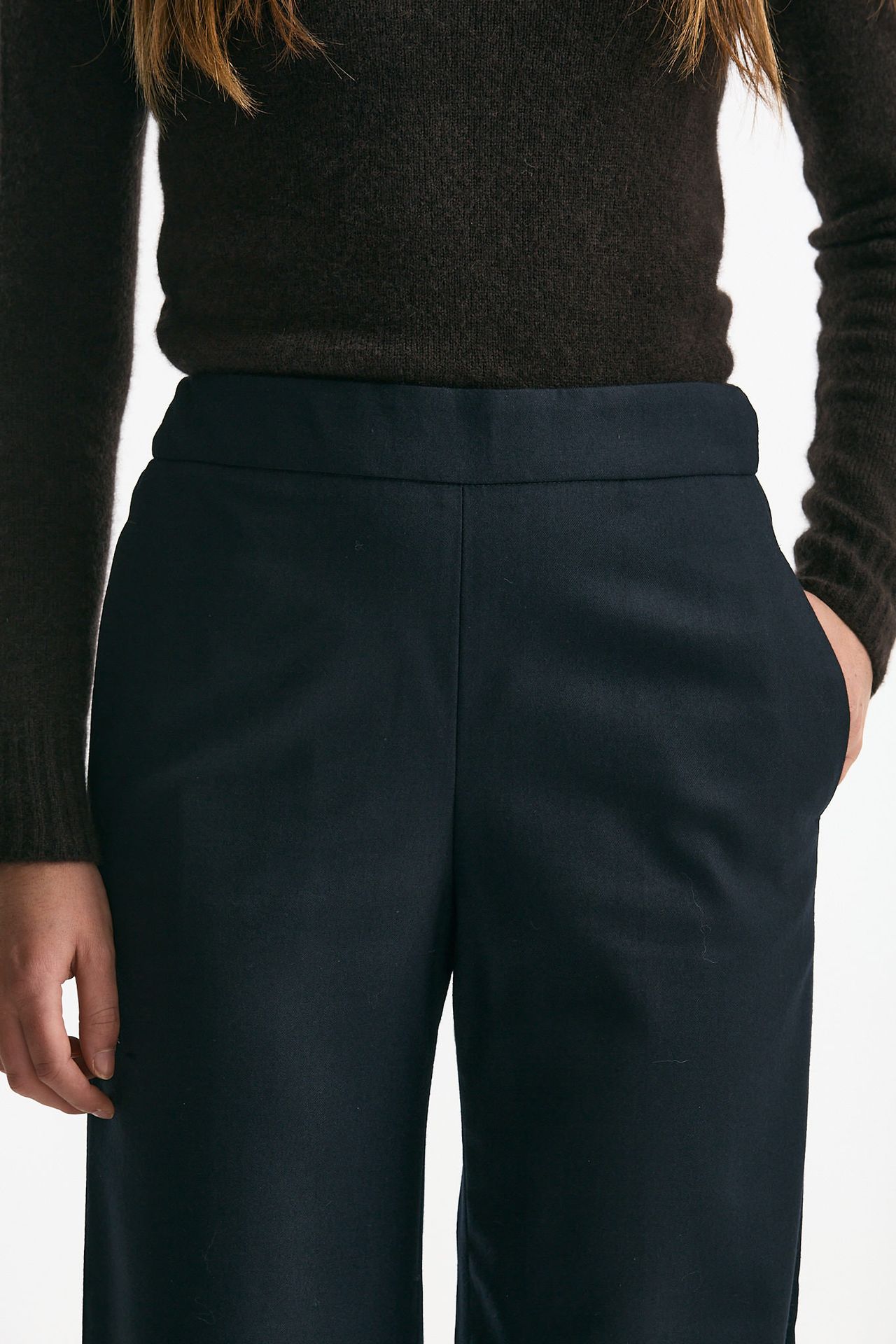 Pantalone ampio IVY blu donna Incotex - 5