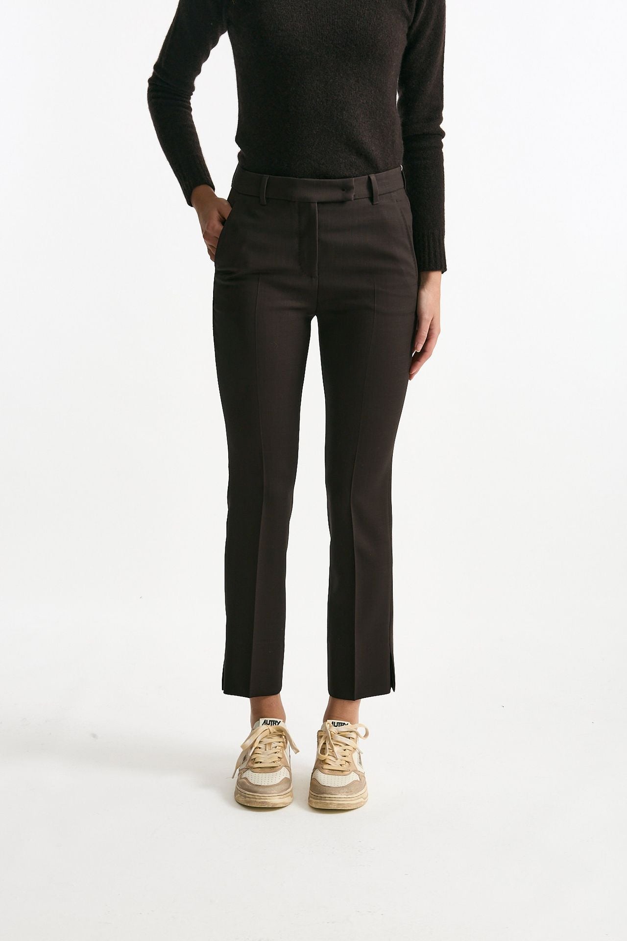 Pantalone KIMAMA slim testa di moro donna Incotex - 2