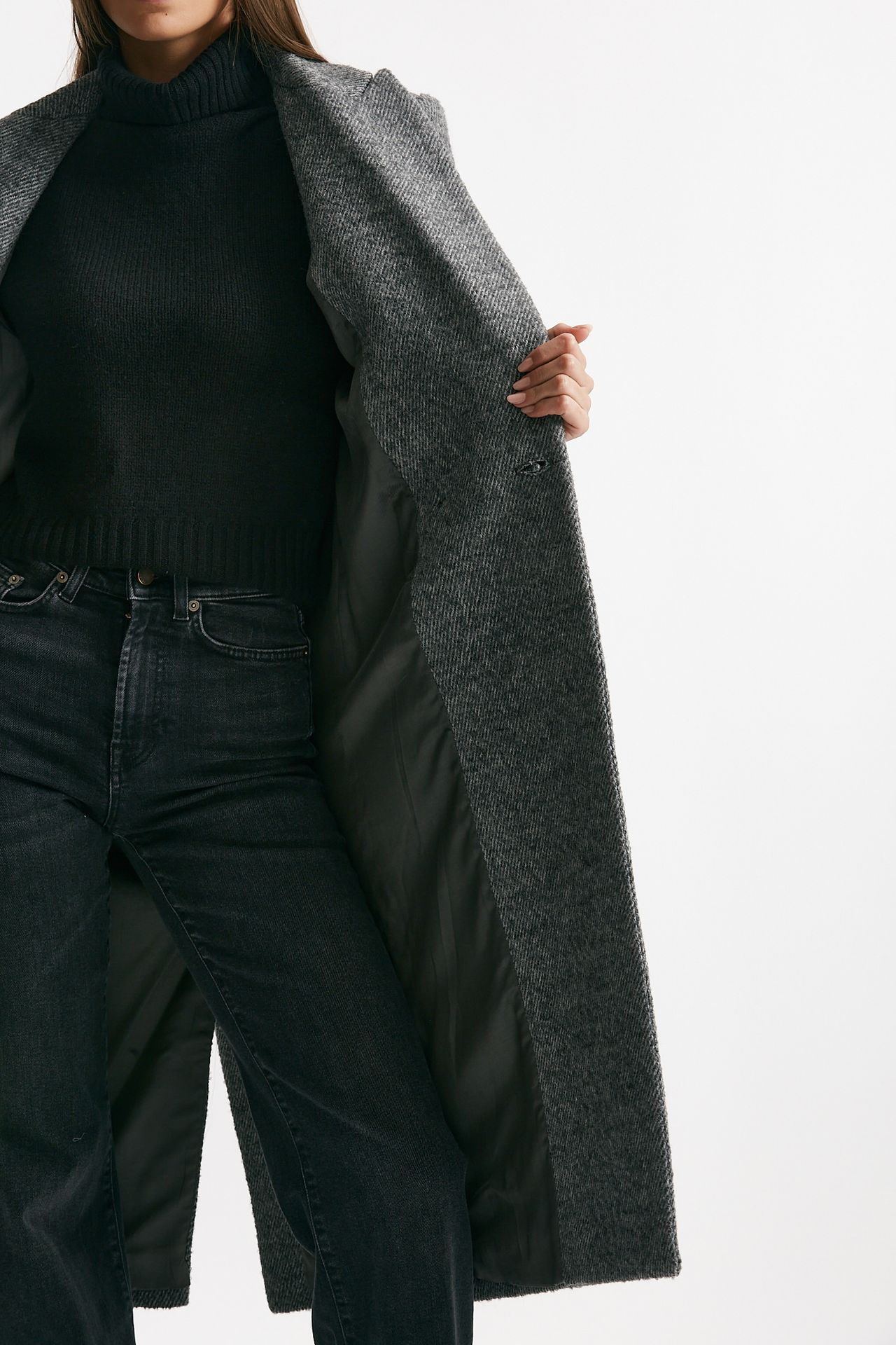 Cappotto over grigio melange donna Iro - 8