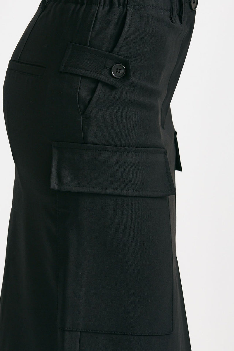 Gonna midi vita alta nero donna Iro - 7