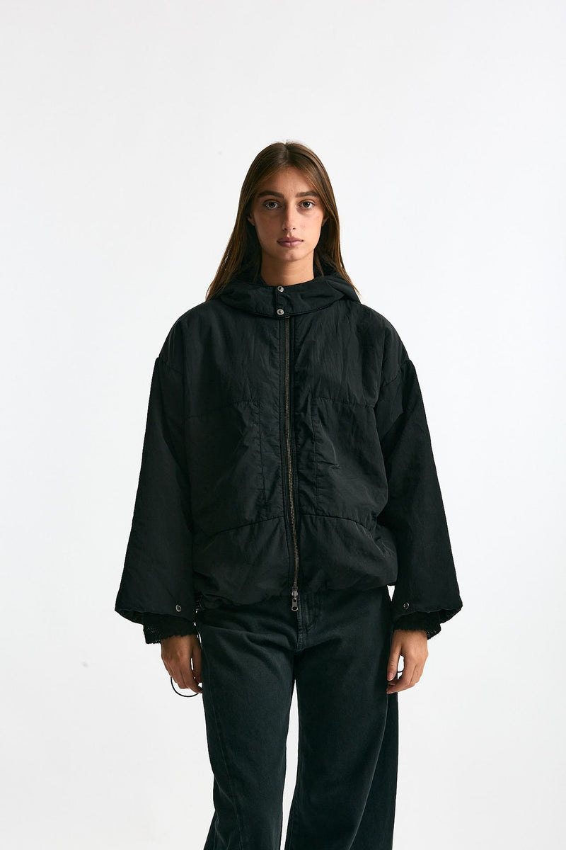 Giubbino over impermeabile nero donna Kimo no - rain - 1