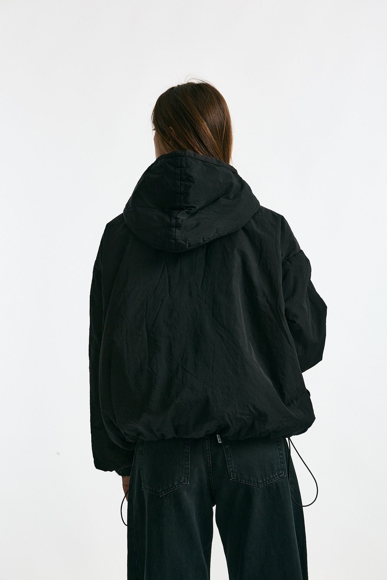 Giubbino over impermeabile nero donna Kimo no - rain - 4