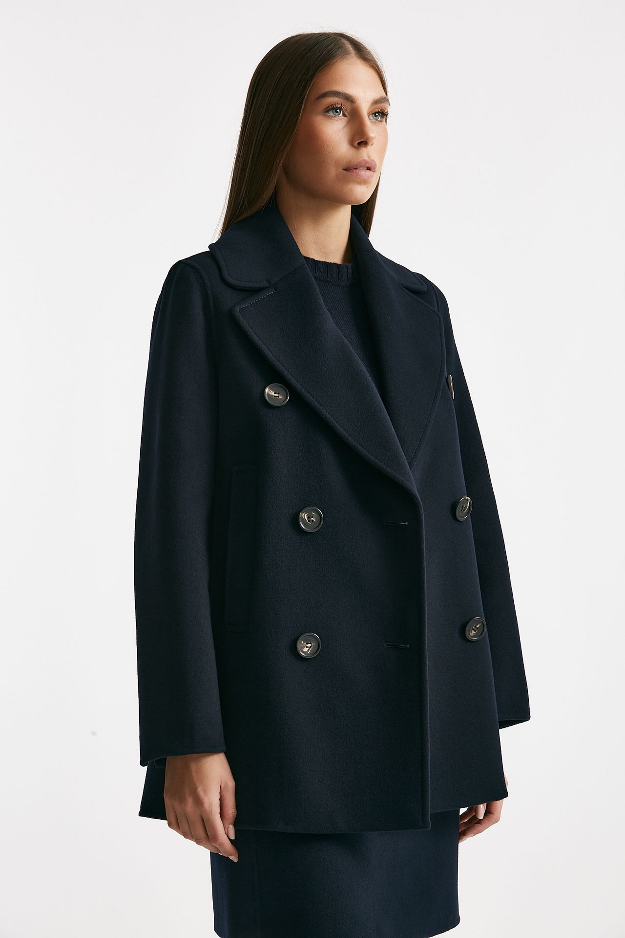 Caban doppiopetto CABAN in lana blu donna Max mara s - 2