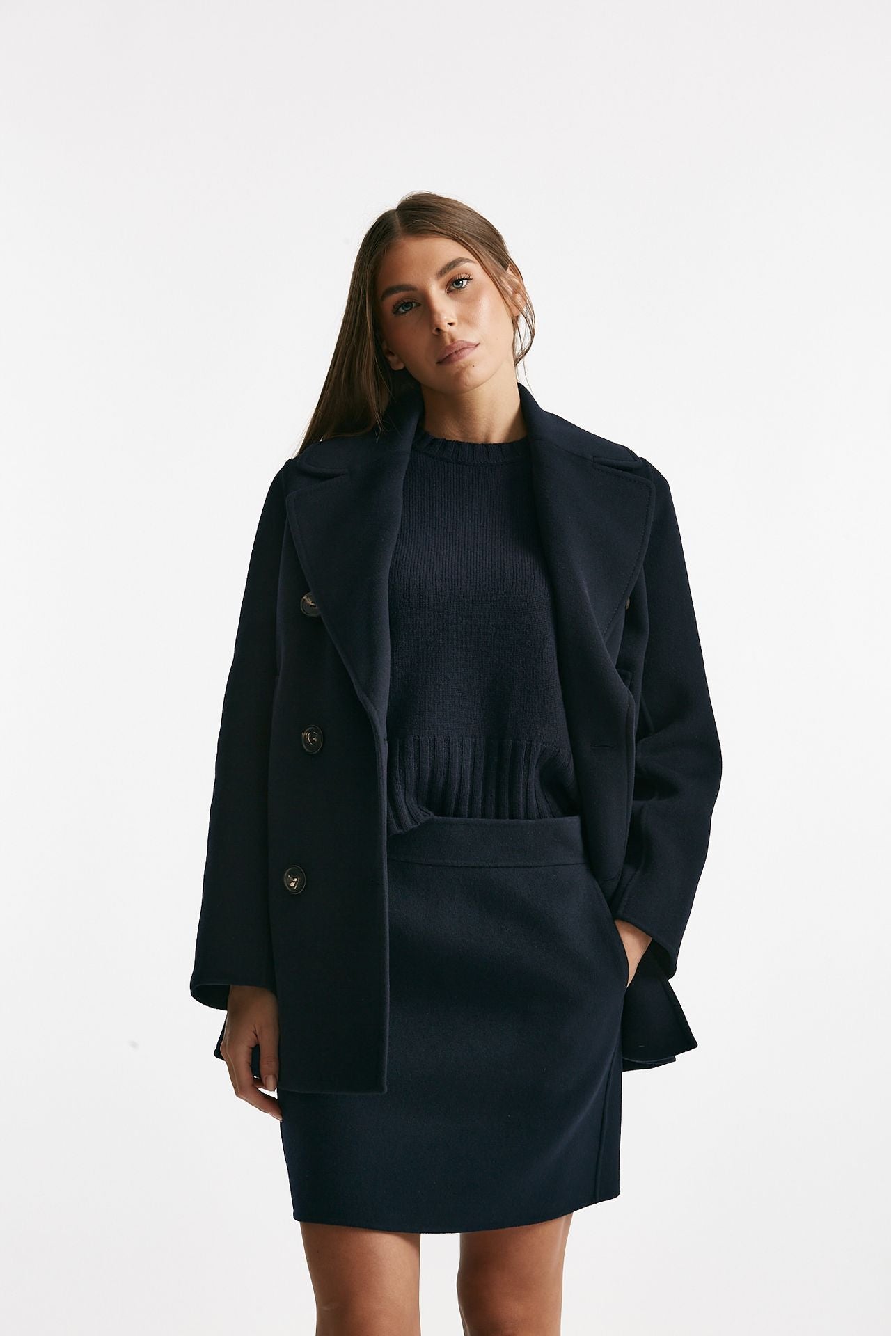 Caban doppiopetto CABAN in lana blu donna Max mara s - 4