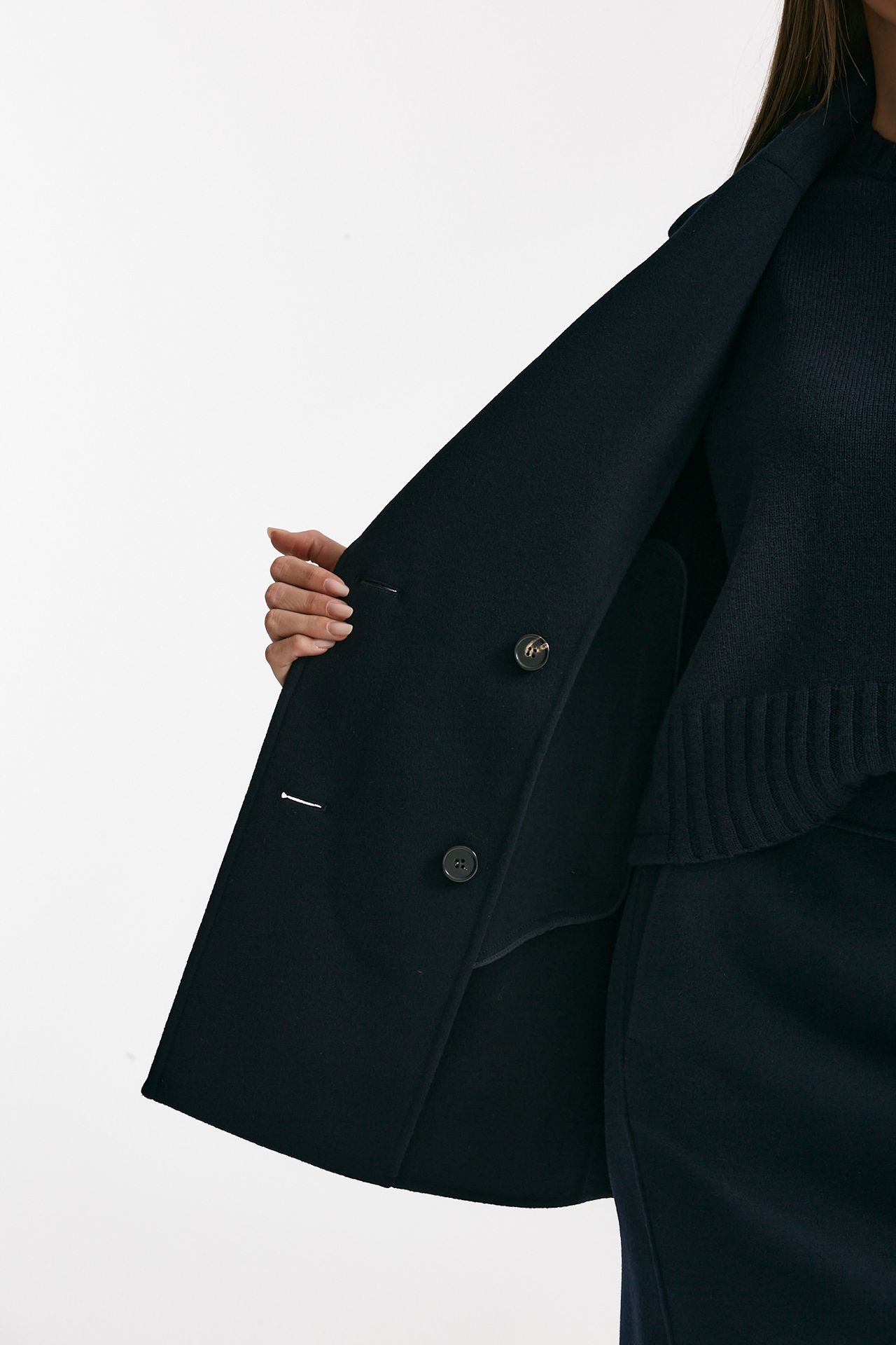 Caban doppiopetto CABAN in lana blu donna Max mara s - 5