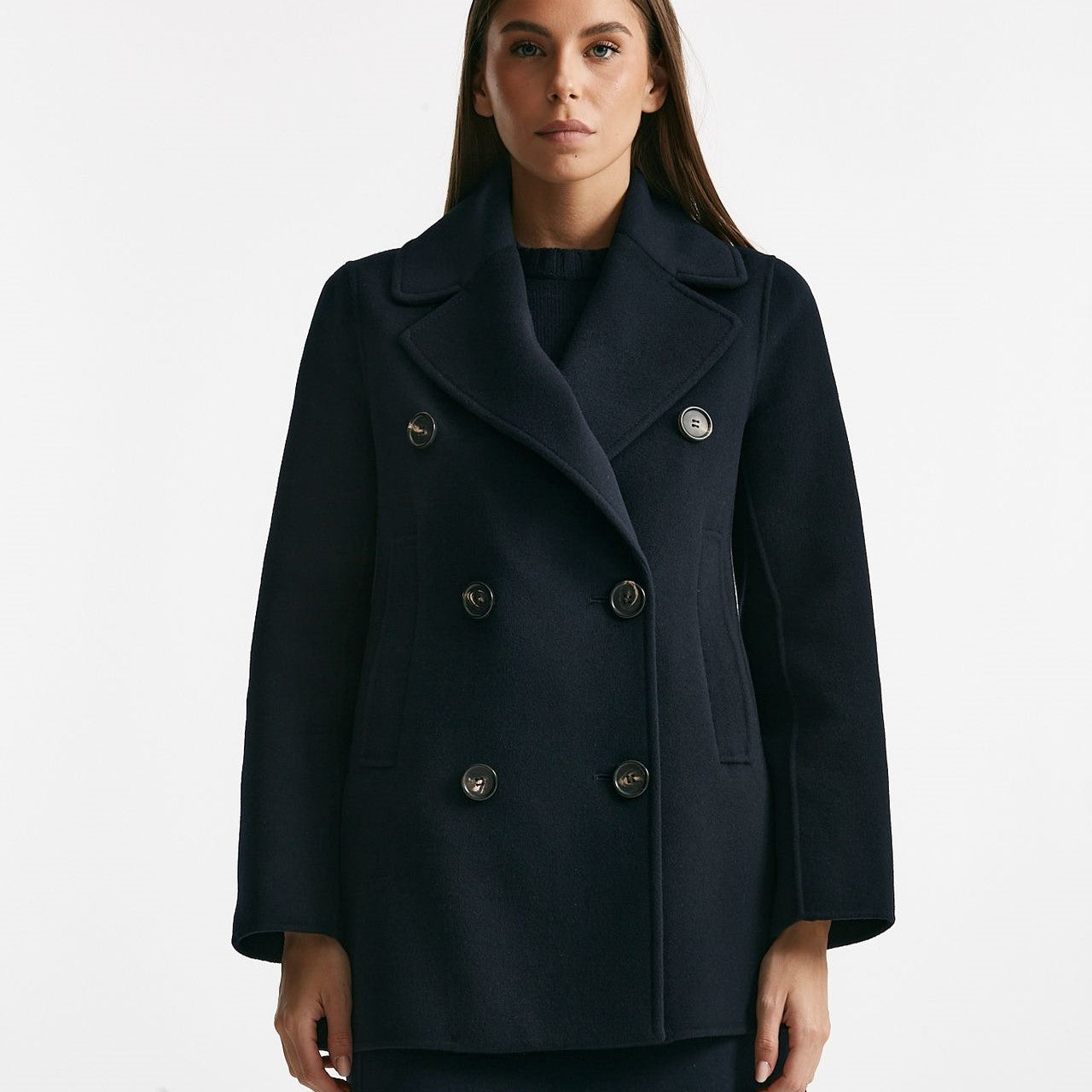 Caban doppiopetto CABAN in lana blu donna Max mara s - 9