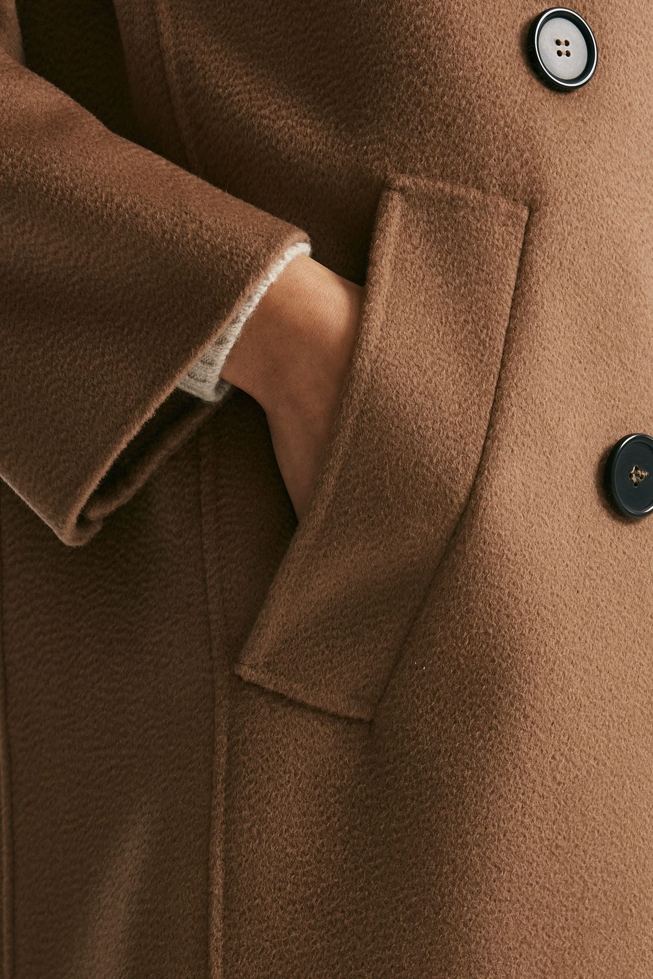 Cappotto lungo DALILA in lana e cachemire cammello donna Max mara s - 10