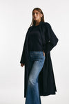 Cappotto lungo AGATA in lana blu donna Max mara s - 5