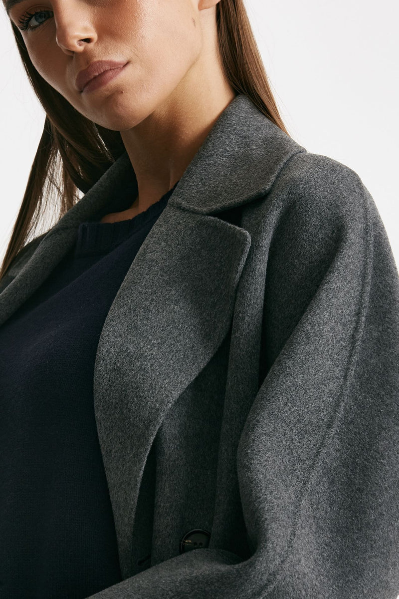 Cappotto lungo PAUL in lana grigio donna Max mara s - 7