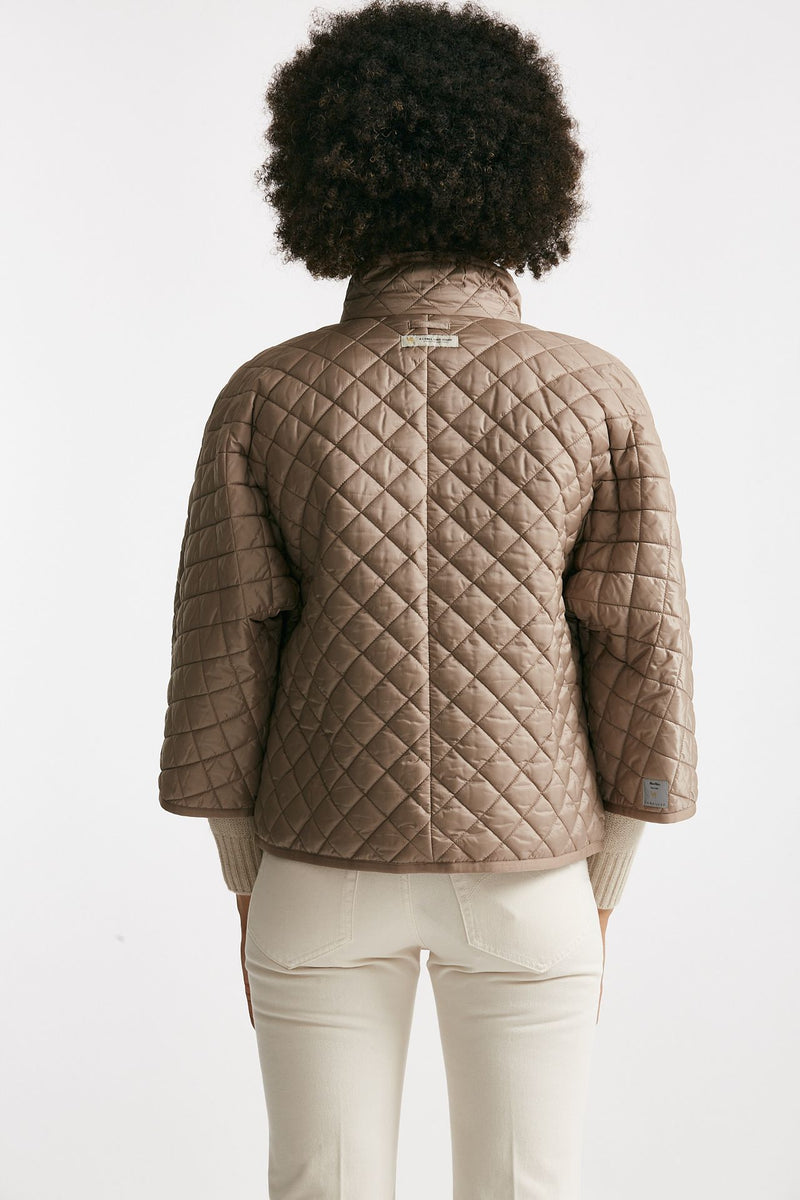 Giubbino DELFINA in tela antigoccia  beige donna Max mara s - 4