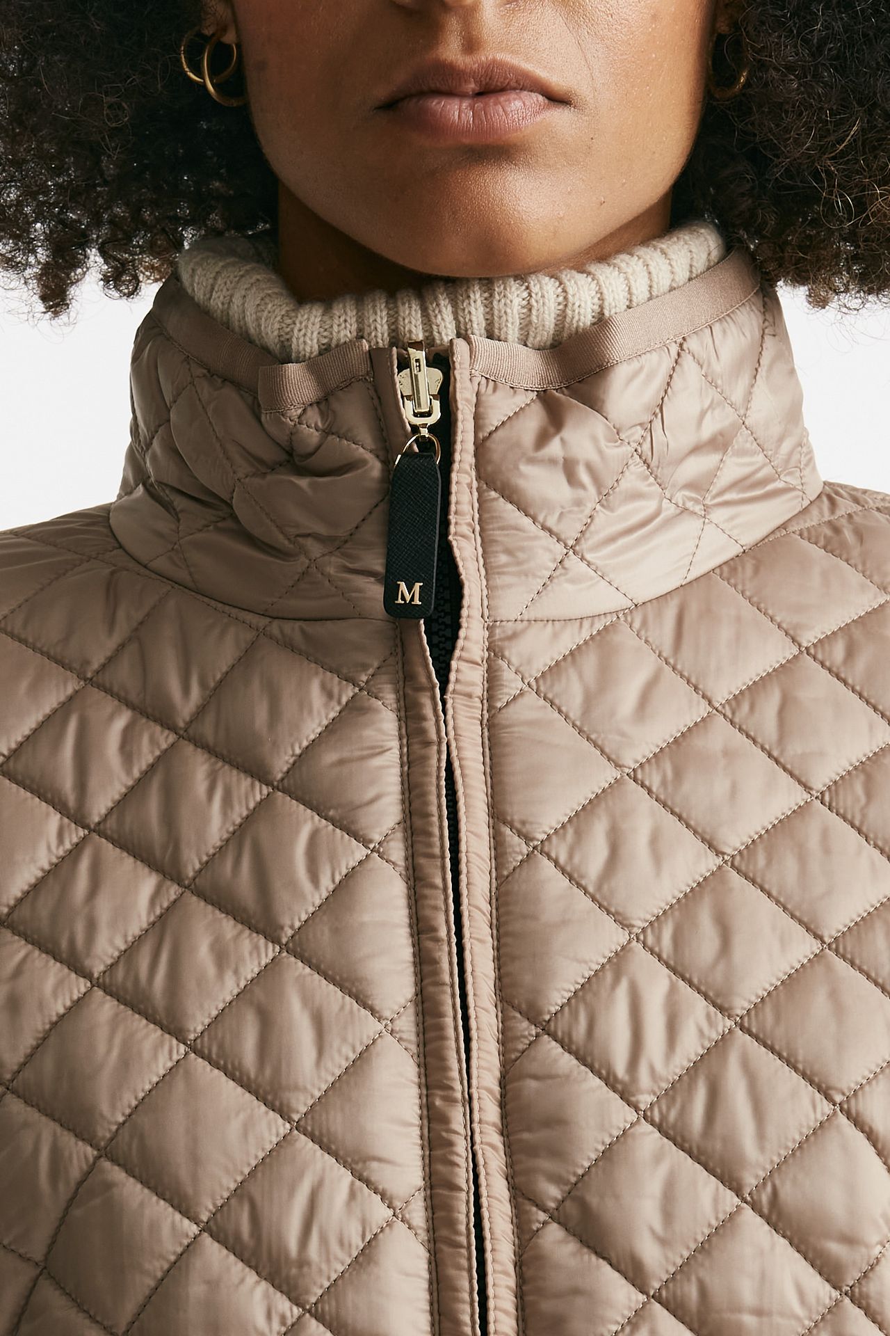 Giubbino DELFINA in tela antigoccia  beige donna Max mara s - 8