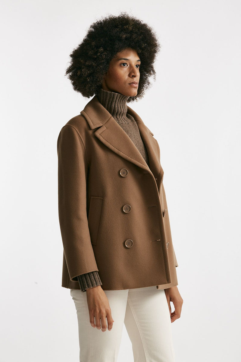 Caban ELISE in drap di lana cammello donna Max mara s - 2