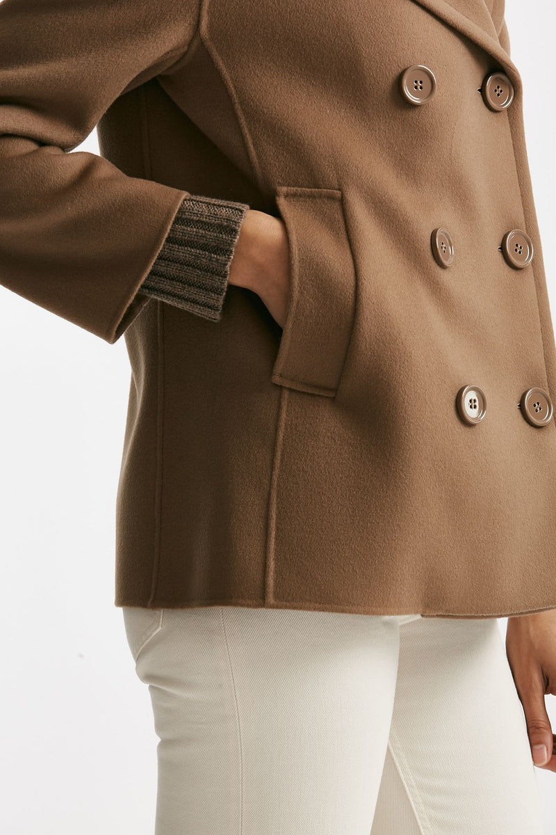 Caban ELISE in drap di lana cammello donna Max mara s - 9