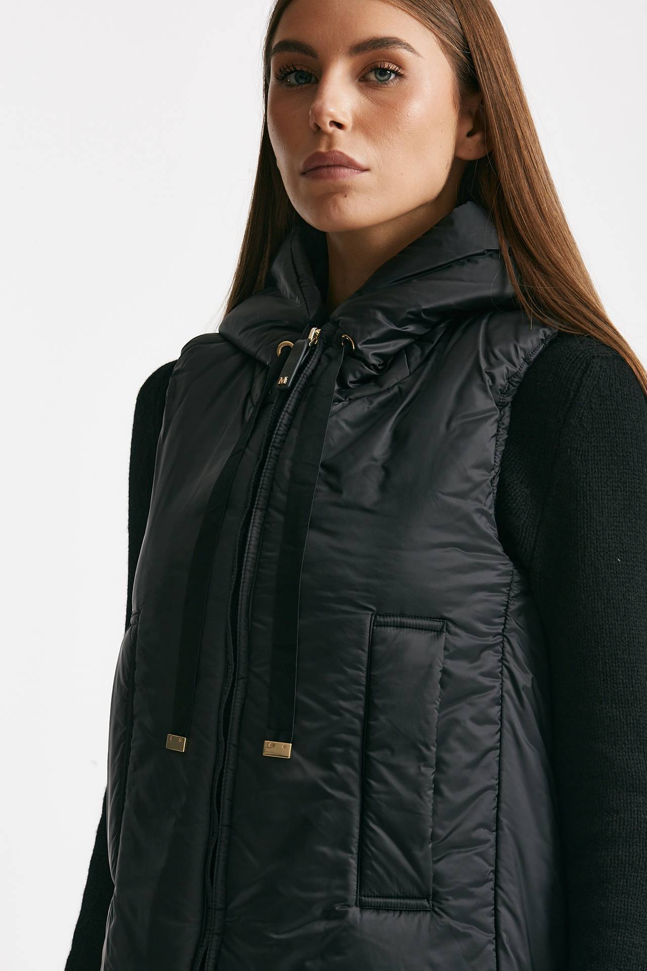 Gilet in nylon GREENGO nero donna Max mara s - 5