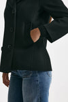 Caban ELISE in drap di lana nero donna Max mara s - 6