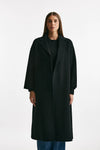 Cappotto ESTURIA midi a vestaglia nero donna Max mara s - 1
