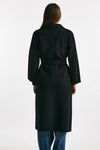 Cappotto ESTURIA midi a vestaglia nero donna Max mara s - 4
