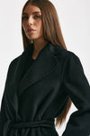 Cappotto PAOLA lungo a vestaglia nero donna Max mara s - 7