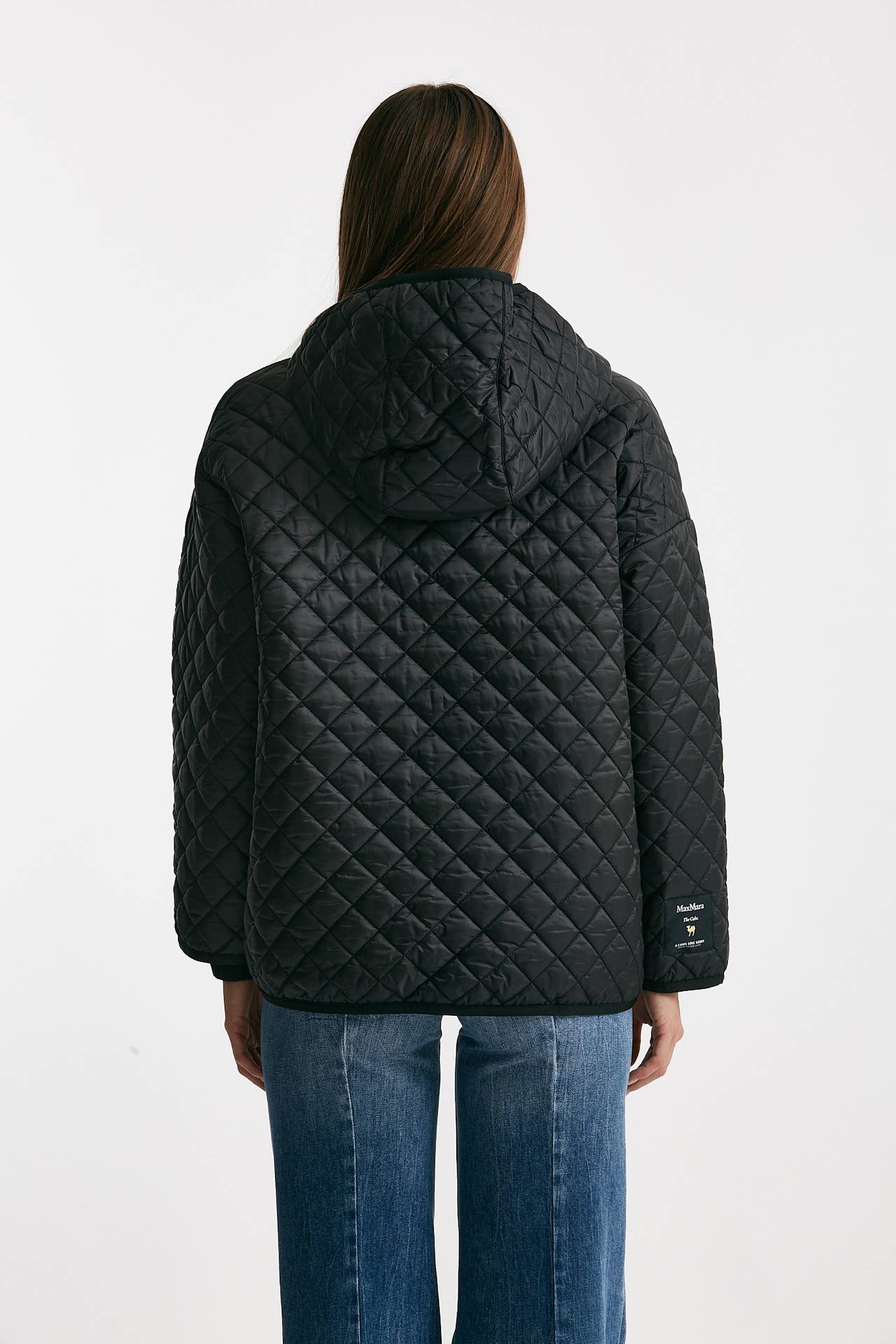 Giubbino LEO in tela antigoccia nero donna Max mara s - 4