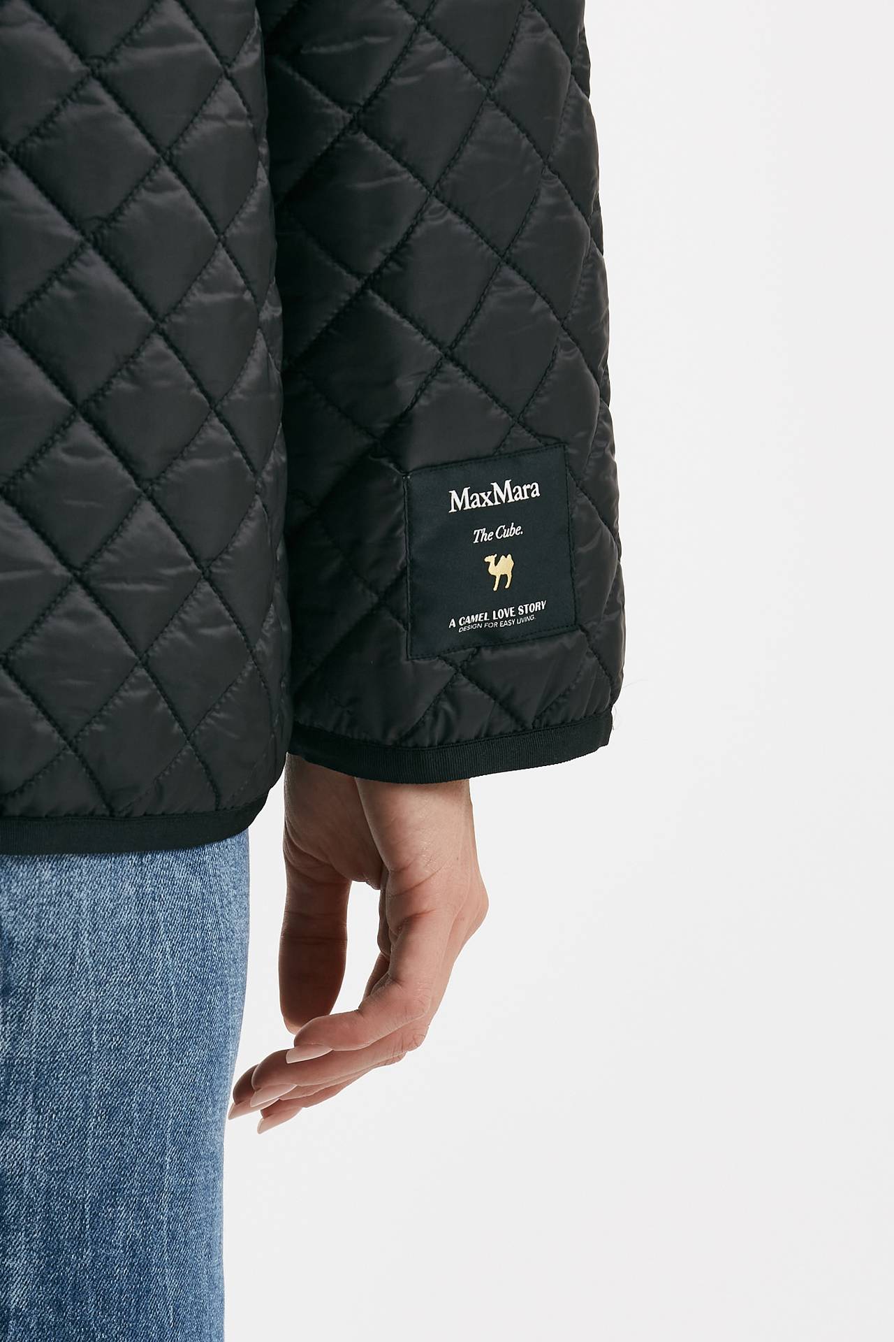 Giubbino LEO in tela antigoccia nero donna Max mara s - 5