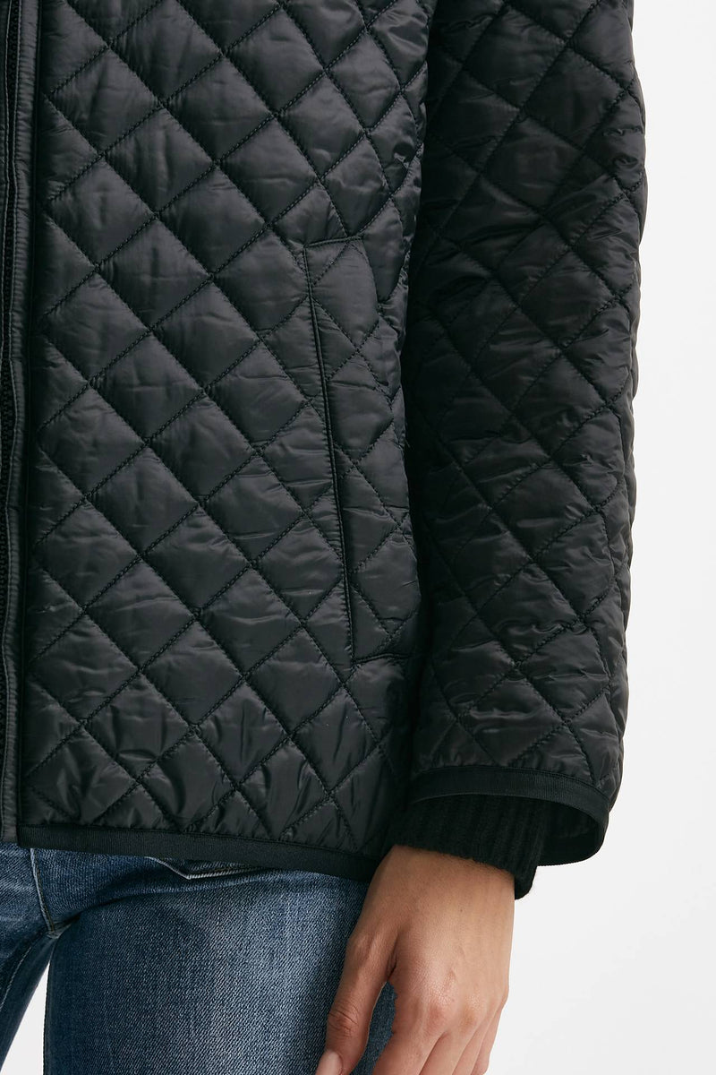 Giubbino LEO in tela antigoccia nero donna Max mara s - 6