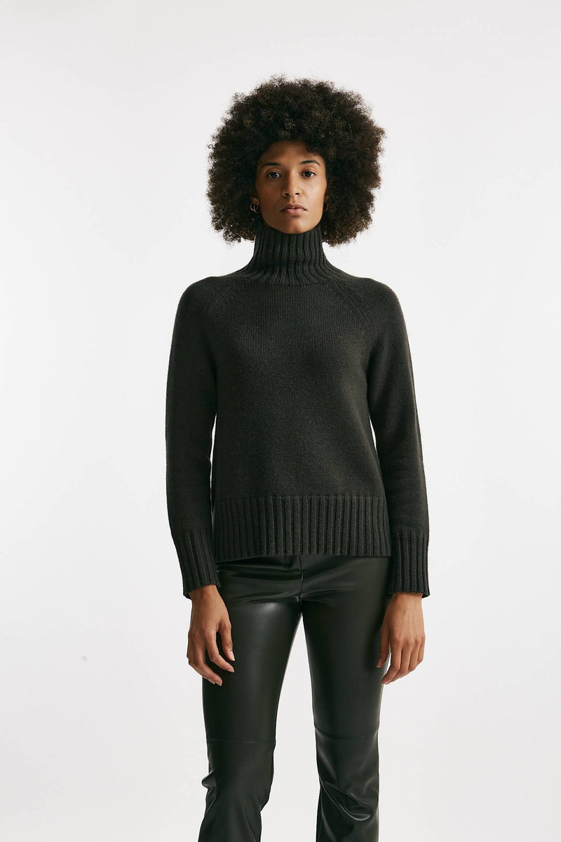 Maglia dolcevita MANTOVA in lana e cachemire verdone donna Max mara s - 1