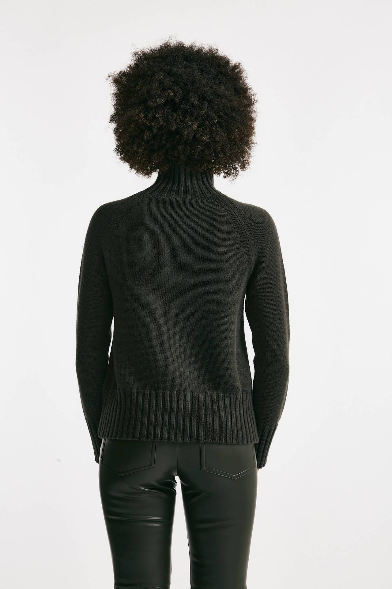 Maglia dolcevita MANTOVA in lana e cachemire verdone donna Max mara s - 3