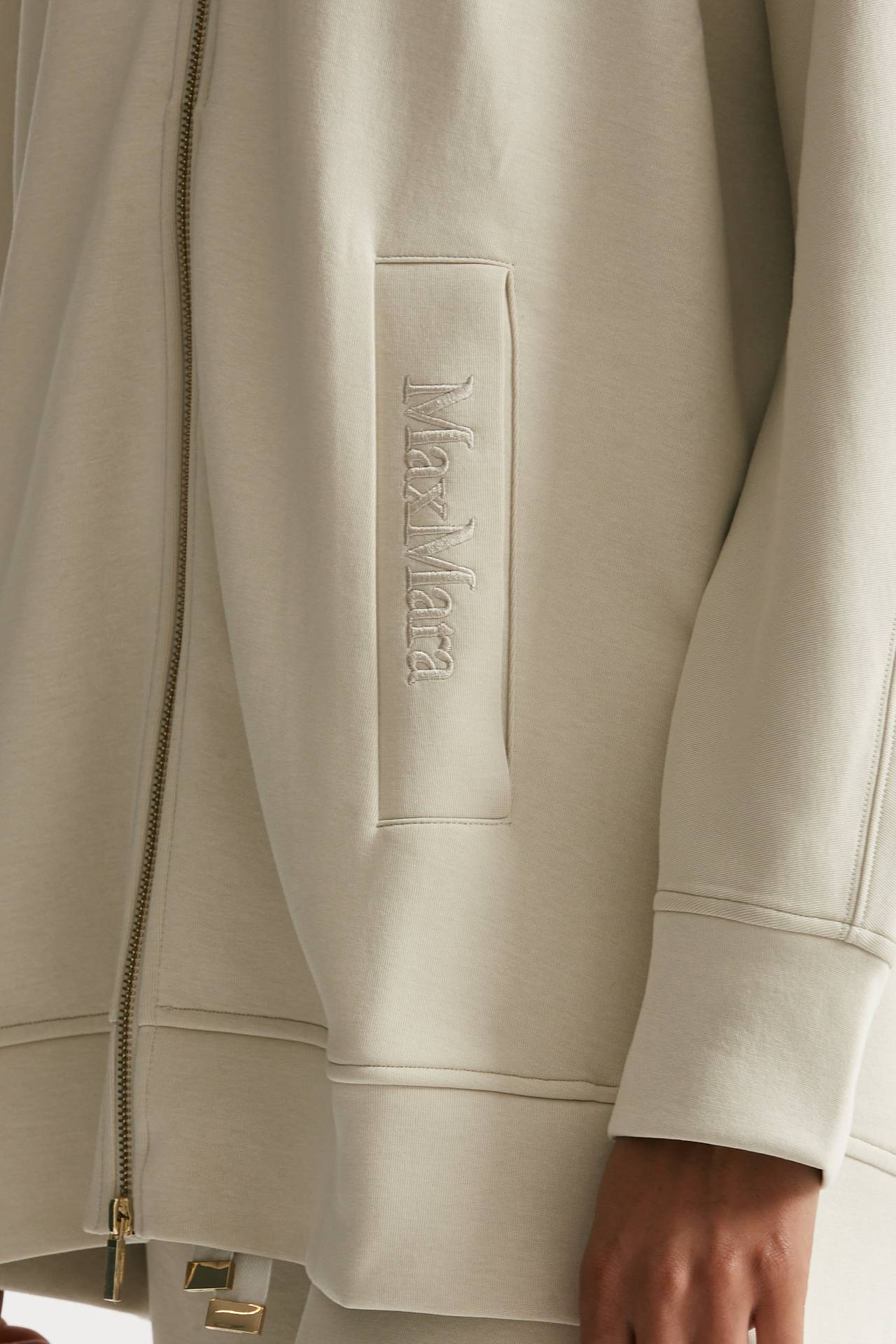 Felpa lunga over size VERBANO panna donna Max mara s - 5