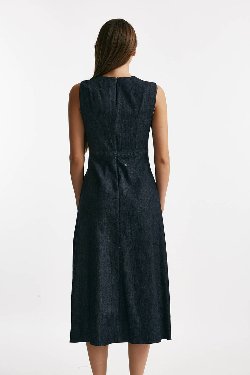 Abito in denim EMILY blu denim donna Max mara s - 3