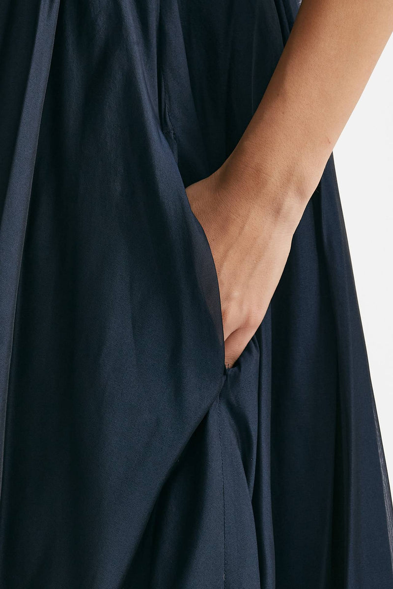 Abito midi in organza WALLY blu donna Max mara s - 5