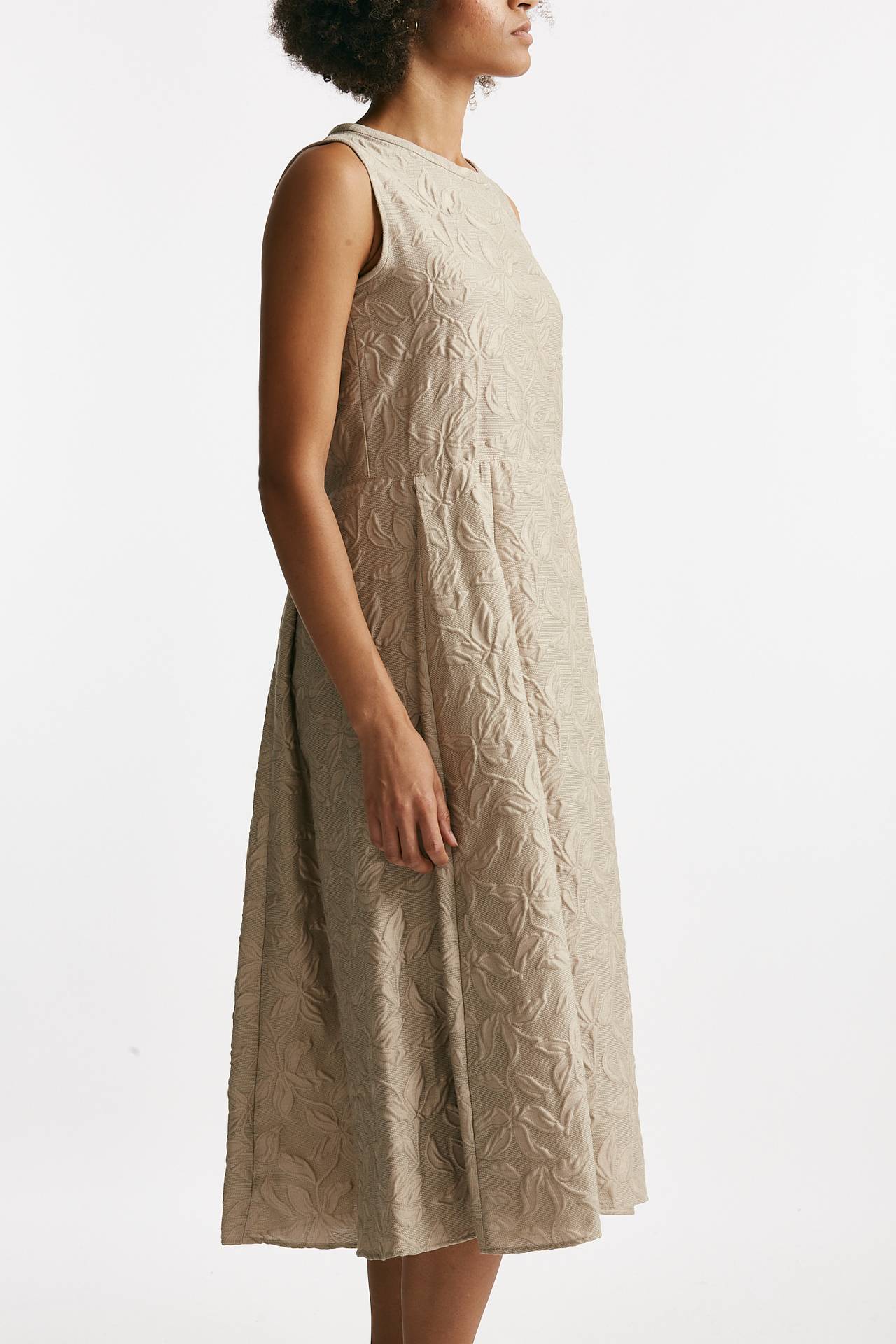 Abito jaquard tono su tono FIABA beige donna Max mara s - 9