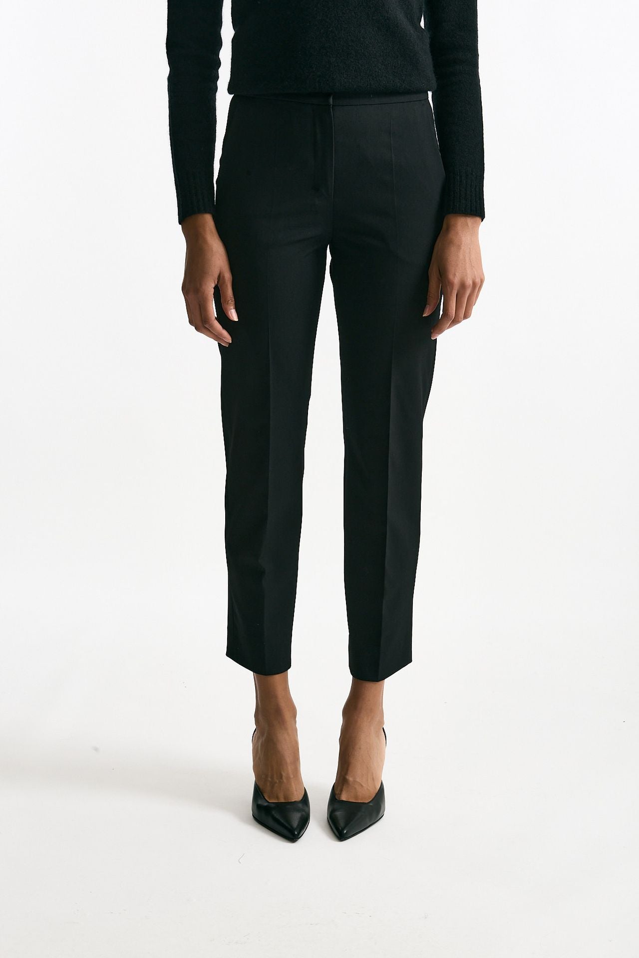 Pantalone slim MALIKA nero donna Max mara s - 2