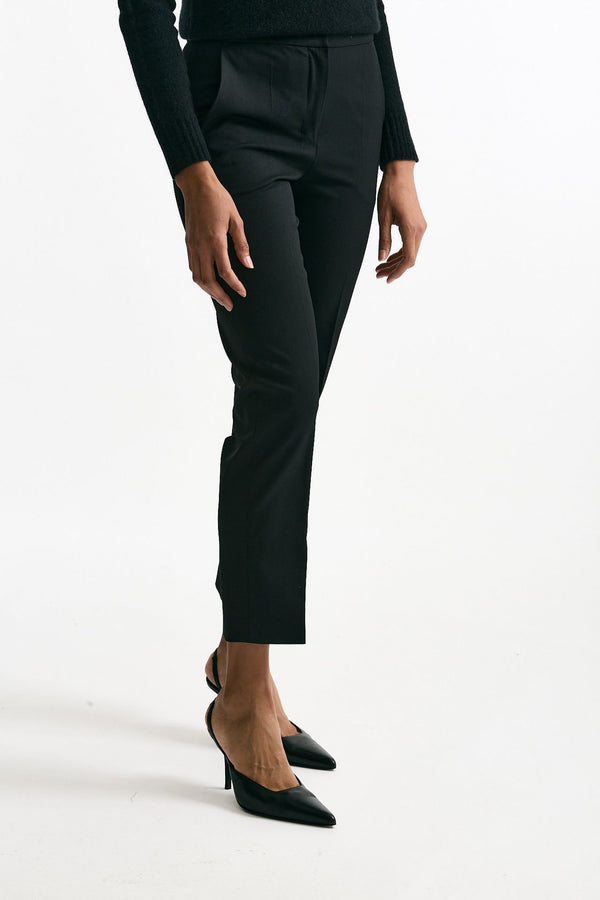Pantalone slim MALIKA nero donna Max mara s