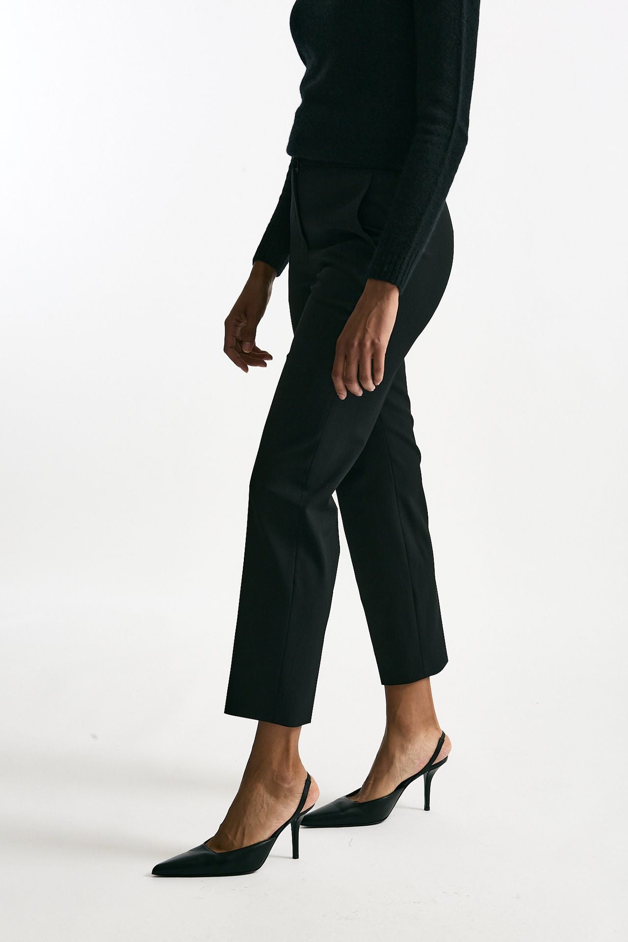 Pantalone slim MALIKA nero donna Max mara s - 3