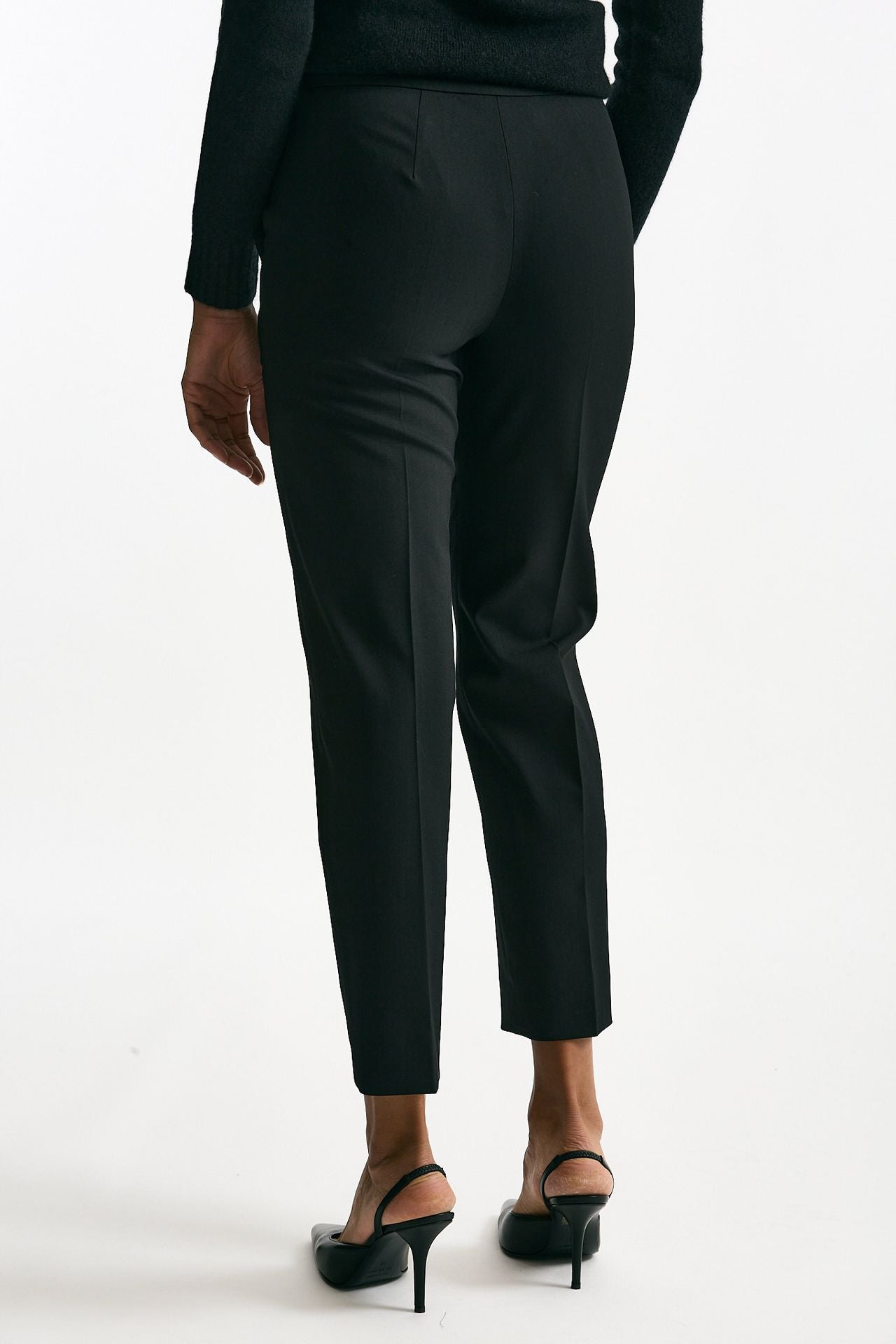 Pantalone slim MALIKA nero donna Max mara s - 4