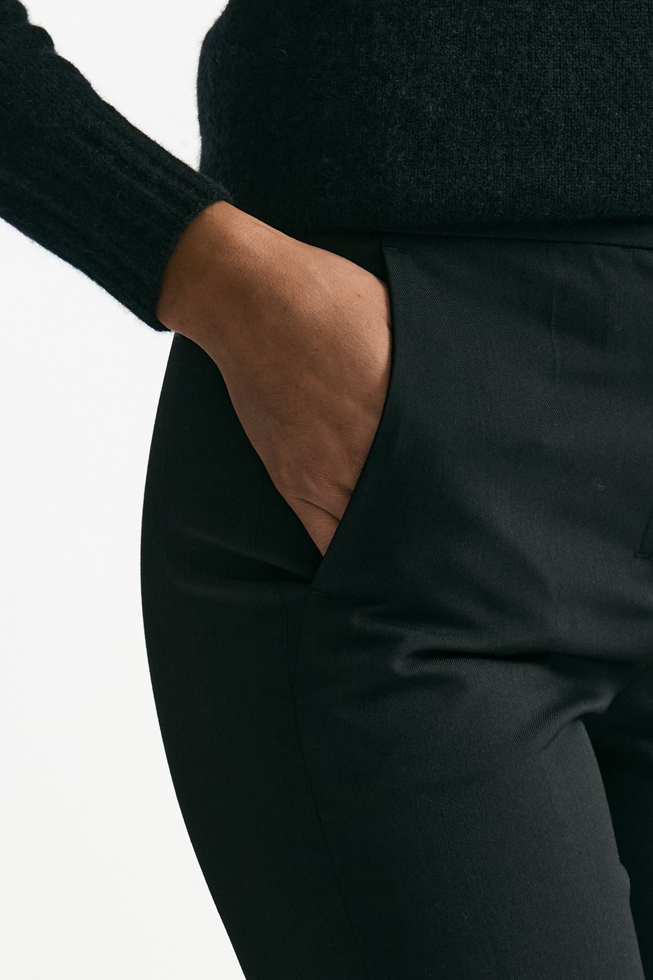 Pantalone slim MALIKA nero donna Max mara s - 5