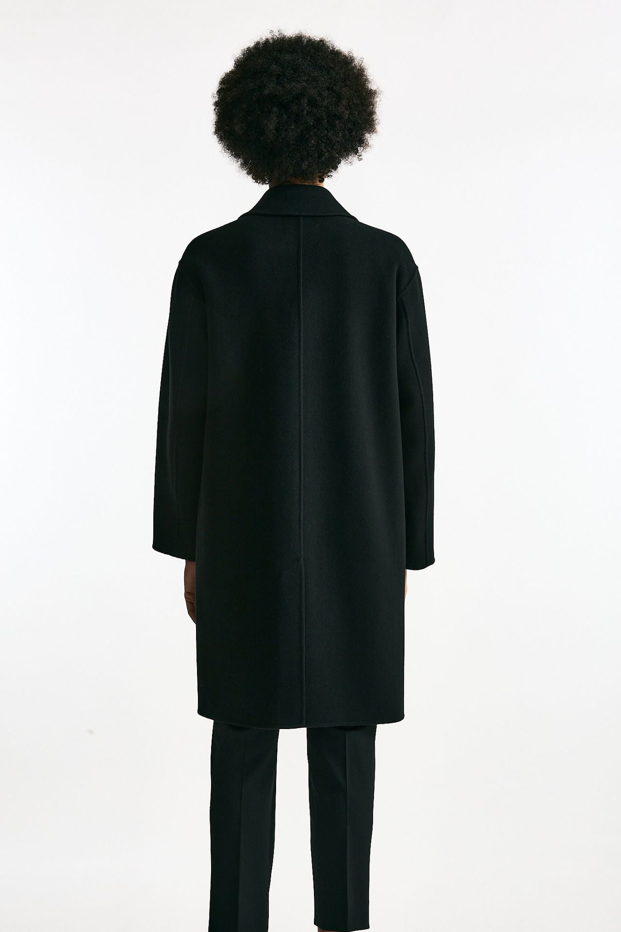 Cappotto dopiopetto RIBES nero donna Max mara s - 4