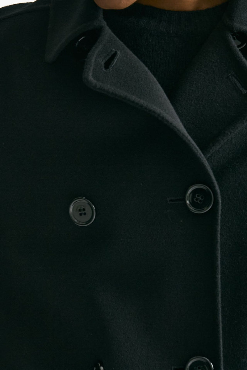 Cappotto dopiopetto RIBES nero donna Max mara s - 6